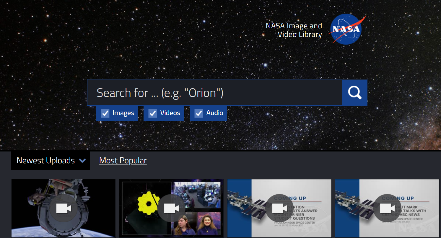 NASA Image and Video Library